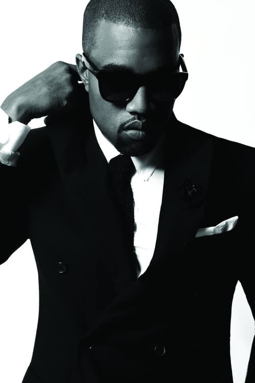Photo de presse de Kanye West en 2010.